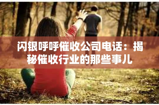 闪银呼呼催收公司电话：揭秘催收行业的那些事儿