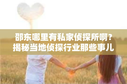 邵东哪里有私家侦探所啊？揭秘当地侦探行业那些事儿
