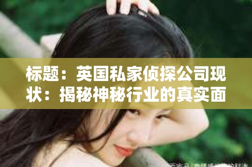 标题：英国私家侦探公司现状：揭秘神秘行业的真实面貌