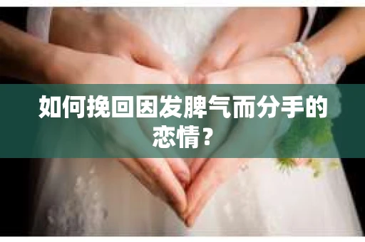 如何挽回因发脾气而分手的恋情? 如何挽回因发脾气而分手的恋情?