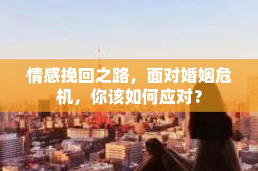 情感挽回之路,面对婚姻危机,你该如何应对? 情感挽回之路,面对婚姻危机,你该如何应对?