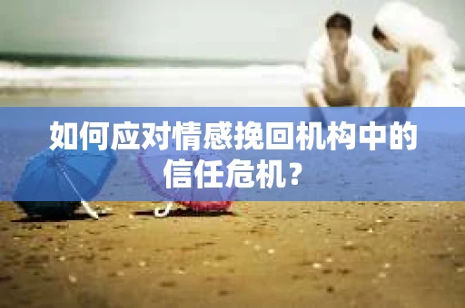 如何应对情感挽回机构中的信任危机？