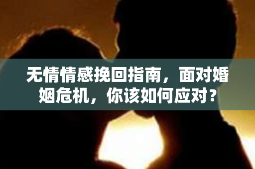 无情情感挽回指南，面对婚姻危机，你该如何应对？