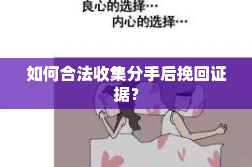 如何合法收集分手后挽回证据? 如何合法收集分手后挽回证据?