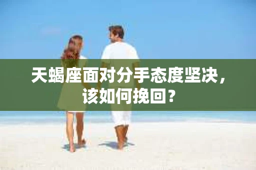 天蝎座面对分手态度坚决，该如何挽回？